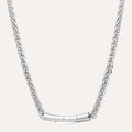NOSARA Wave Clasp Chain Necklace