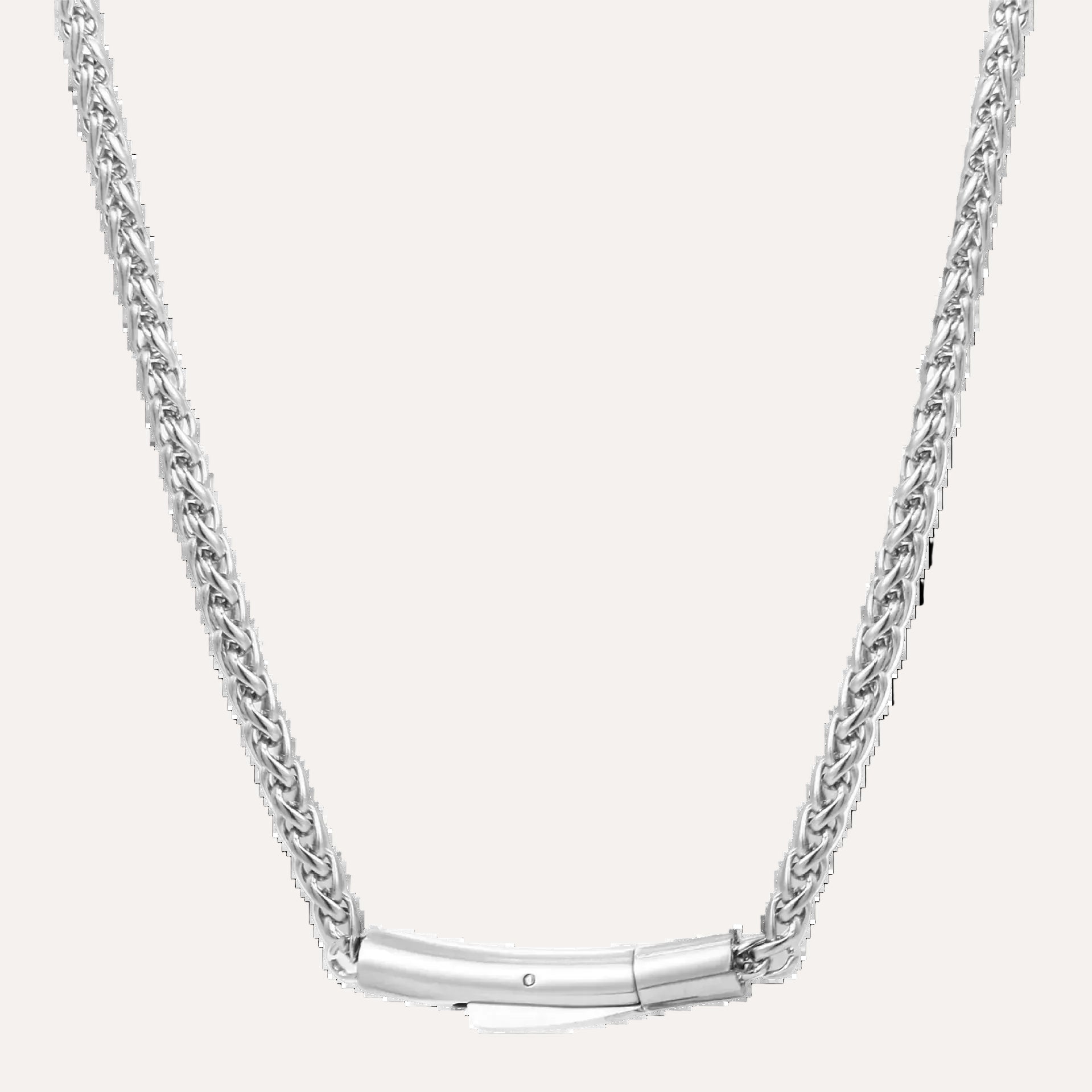 NOSARA Wave Clasp Chain Necklace