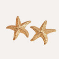 NOSARA Gold Starfish Earrings