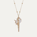 NOSARA Gold Shell Pendant