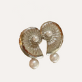 NOSARA Spiral Shell Earrings